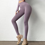 ASHEYWR Women Seamless Leggings Fitness Push Up High Waist Elastic Legging Slim Booty Lifting Workout Leggings Sexy Female