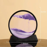3D Moving Sand Art Picture Glass Craft Deep Sea Sand scape In Motion Display Flowing Sand Frame Sand Flowing Painting Gifts