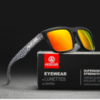 KDEAM 2022 Square Men's Polarized Sunglasses Outdoors Lifestyle Coating Sun Glasses New Matching Colors With Box