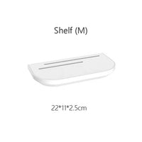 Wall Shelf Free Punch Accessories Hook Brush Holder Box Decoration Kitchen Toilet Bathroom Caravan Home Multifunctional Butler Storage