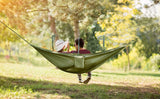 2-Person Camping Hammock with Mosquito Net – Durable Parachute Fabric Sleep Swing for Outdoors