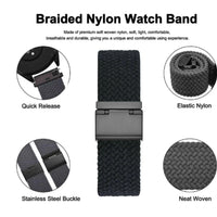 Braided Nylon Watch Band