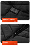 21 Heated Vest Zones Electric Heated Jackets Men Women Sportswear Heated Coat Graphene Heat Coat USB Heating Jacket For Camping