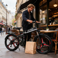 26” Folding Electric Mountain Bike – 250W, Dual Suspension