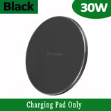 FDGAO 30W Wireless Charger - USB C Fast Charging Pad - Quick Charge QC 3.0 - For iPhone 14/13/12/11 XS XR X 8 - Samsung S22 S21 S20