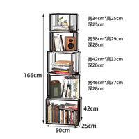 Rotating Bookshelf Organizer – Stylish Storage for Books & Magazines