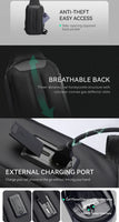 MarkRyden The Ratio Arc Mini:  Hard-shell Waterproof Daily Crossbody Bag USB Port