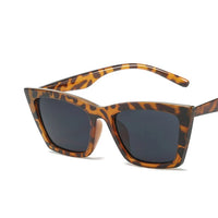 INS Vintage Cat Eye Sunglasses Women Square Small Frame Sun Glasses Female Brand Designer Retro Shades Fashion Oculos De Sol
