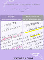 6Pcs/Set Flower Line Shape Highlighter Pen Roller Tip Curve Liner Marker Kawaii Korean Stationery School Office Supplies Gifts