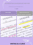 6Pcs/Set Flower Line Shape Highlighter Pen Roller Tip Curve Liner Marker Kawaii Korean Stationery School Office Supplies Gifts