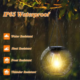 Ortiny Waterproof Solar Lantern – Outdoor Hanging Decorative Light
