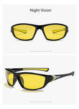 With Glasses Chain Polarized Sports Sunglasses Men Women Fishing Hiking Cycling Climbing Skiing Vintage Sport Sun Glasses UV400