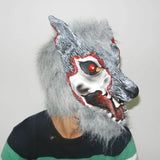 Halloween Mask Ball Cosplay Latex Horse Head Mask Animal Head Set Horse Mask Dog Horse Jun Horse Mask