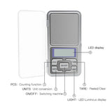 High Precision 500g/0.01g Mini Pocket Scale, Accurate Digital Jewelry Scale with LCD Display, Compact Portable for Easy Carry