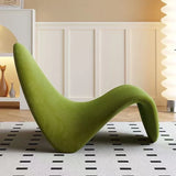 Velvet Minimalist Lounge Chair – Italian-Inspired Nordic Comfort