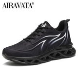Men's Flame Printed Sneakers Flying Weave Sports Shoes Comfortable Running Shoes Outdoor Men Athletic Shoes Jack's Clearance