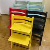 X&D Children's Growth Chair Baby Dining Chair Multifunctional Adjustable Beech Wood Children's High Legged Learning Chair 2024
