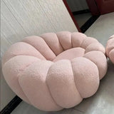 Pumpkin-Shaped Lazy Sofa – Cozy & Washable Lounge Chair for Any Room