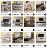 Natural Wood TV Stand Cabinet