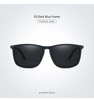 Luxury Vintage Square Polarized Sunglasses Men Women Fashion Travel Driving Fishing Anti-glare Sun Glasses TR90 Eyewear UV400