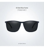 Luxury Vintage Square Polarized Sunglasses Men Women Fashion Travel Driving Fishing Anti-glare Sun Glasses TR90 Eyewear UV400