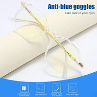Unisex Anti-Stress Decorative Blue Light Blocking Filter Computer Glasses Men Women Frame Eyeglasses Clear Spectacles