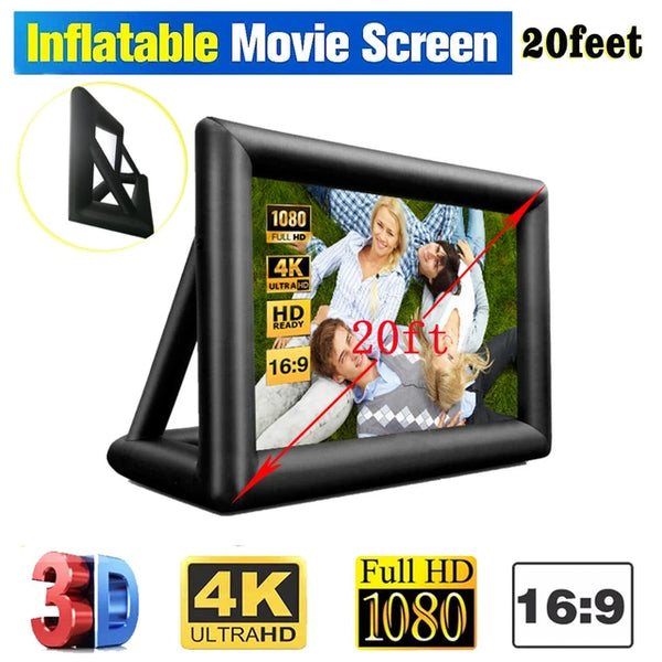Inflatable Projector Movies Screen - Home Movies/TV Shows/Games
