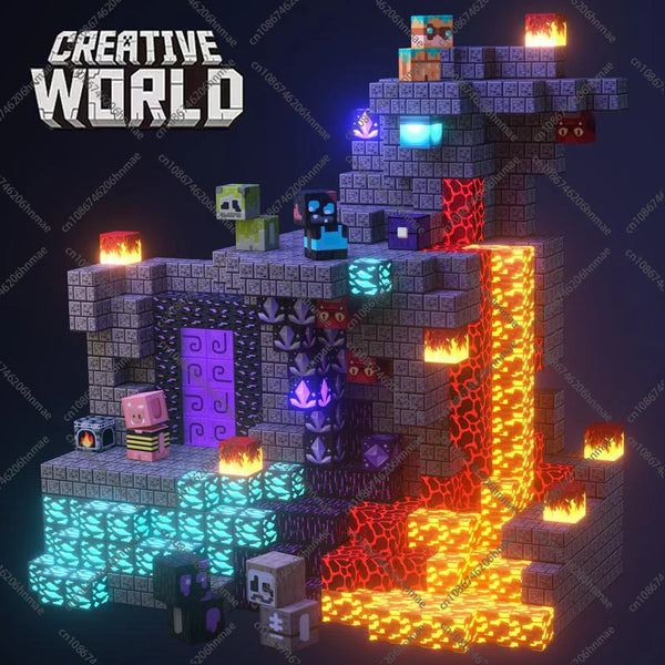 Magnetic Mine World Building Blocks – STEM Construction Set for Ages 3+