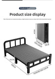 Folding Bed Quran 1 Person Indoor Bed Bunk Foldable Beds Adults Bedroom Bed Frame Adult Sleeping Klappbett Camping Equipment