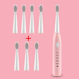 Powerful Ultrasonic Electric Toothbrush - USB Charge - Rechargeable Tooth Brush - Electronic Whitening Teeth Brush"