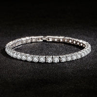 Lihong S925 Silver Zirconia Tennis Bracelet – Elegant Jewelry