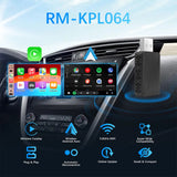 2-in-1 Wired to Wireless CarPlay & Android Auto Adapter – USB Plug & Play for OEM Stereos