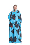 Oversized Wearable Blanket Cozy Warm Hoodie for Adults Soft Sweatshirt for Gifts One Size Fits All