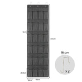 24/28 Large Mesh Pockets Wall Hanging Shoe Organizer Rack Over The Door Fabric Cabinet Closet Sundries Shoe Storage Bag