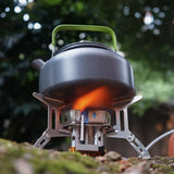Outdoor Portable Three Head Stove Camping Windproof Stove Camping Picnic Burner Outdoor Foldable Gas Stove