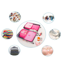 Thickened 6-piece/set travel bag clothes and shoes trimmer travel pack cubic suitcase trimmer home storage Jack's Clearance