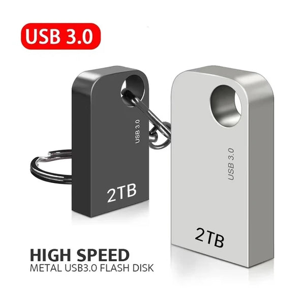 MINI Super Pen Drive 2TB Memoria USB Flash Drive 1TB High Speed Pendrive 512GB Cle USB 3.0 Stick Portable SSD Gift 2023 New
