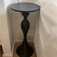 Luxury Nordic Round Coffee Table – Stainless Steel Accent Piece