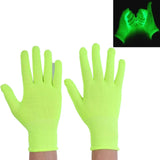 Neon 80s Party Glasses, Hats, Gloves - 8pcs