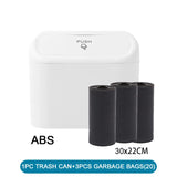 Leak-Proof Mini Car Trash Can with Lid – Includes 60 or 300 Garbage Bags