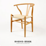 Nordic Cane-Woven Wooden Armchair – Indoor/Outdoor Lounge Chair