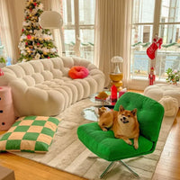 Rotatable Sofa Chair – Compact & Stylish Lounge for Living Room or Balcony