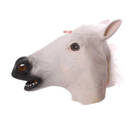 Halloween Mask Ball Cosplay Latex Horse Head Mask Animal Head Set Horse Mask Dog Horse Jun Horse Mask