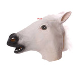 Halloween Mask Ball Cosplay Latex Horse Head Mask Animal Head Set Horse Mask Dog Horse Jun Horse Mask