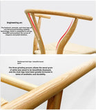 Nordic Cane-Woven Wooden Armchair – Indoor/Outdoor Lounge Chair