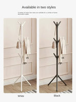 Mobile Floor Standing  Multi HookClothes Rack Tree Branch Shape  and Convenient Coat Rack for Home Living Room Clothing Storage