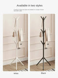Mobile Floor Standing  Multi HookClothes Rack Tree Branch Shape  and Convenient Coat Rack for Home Living Room Clothing Storage
