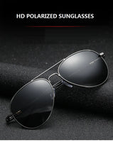 Fashion Aviator Polarized Sunglasses For Men Women Pilot Driving Fishing Metal Sun Glasses Luxury Brand Designer Eyewear UV400