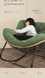 Human Bird Nest Rattan Weaving Rocking Chair Leisure Sofa Home Balcony Single Lazy Sofa Rocking Chair Rattan Chair Can Sleep