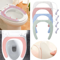 Smart USB Heated Warmer Toilet Seat Cover Pad Constant Temperature Heating Universal Self Adhesive Toilet Pad Washable Reusable